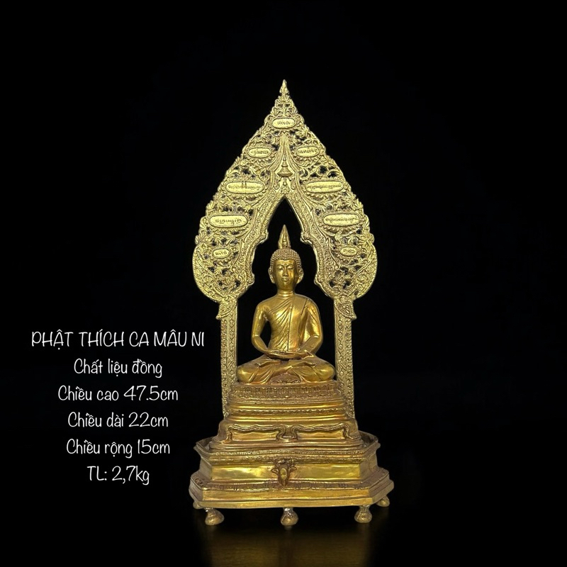 Tượng Phật Phật Thích Ca Mâu Ni- Tượng Đồng Thờ Cúng- Tượng Phật Thái Lan - Vạn Kim Đại Cát
