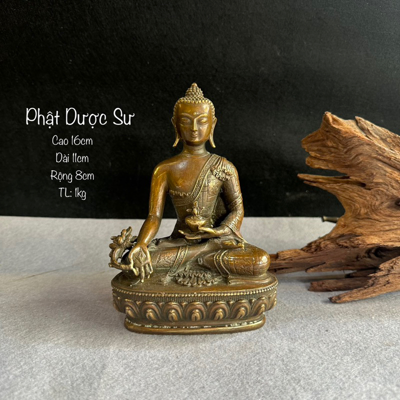 Tượng Đồng Đức Phật Dược Sư - Vạn Kim Đại Cát
