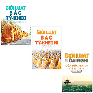 Sách Combo 3 Cuốn Giới Luật Bậc Tỳ - Kheo + Giới Luật Bậc Tỳ - Kheo Ni + Giới Luật Và Oai Nghi Của Bậc Sa – Di - Vạn Kim Đại Cát