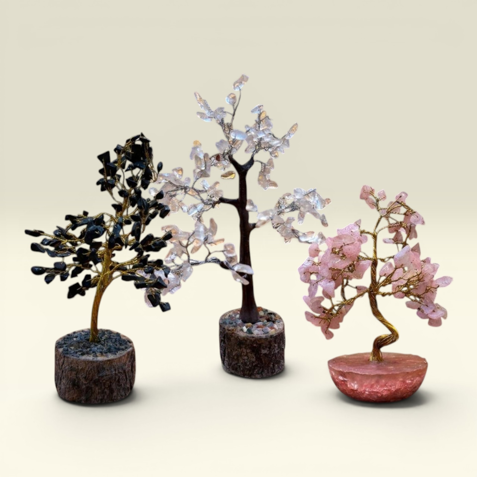 Cây Bonsai Đá Thạch Anh Himalaya Tự Nhiên - Decor Để Bàn Phong Thủy Chữa Lành
