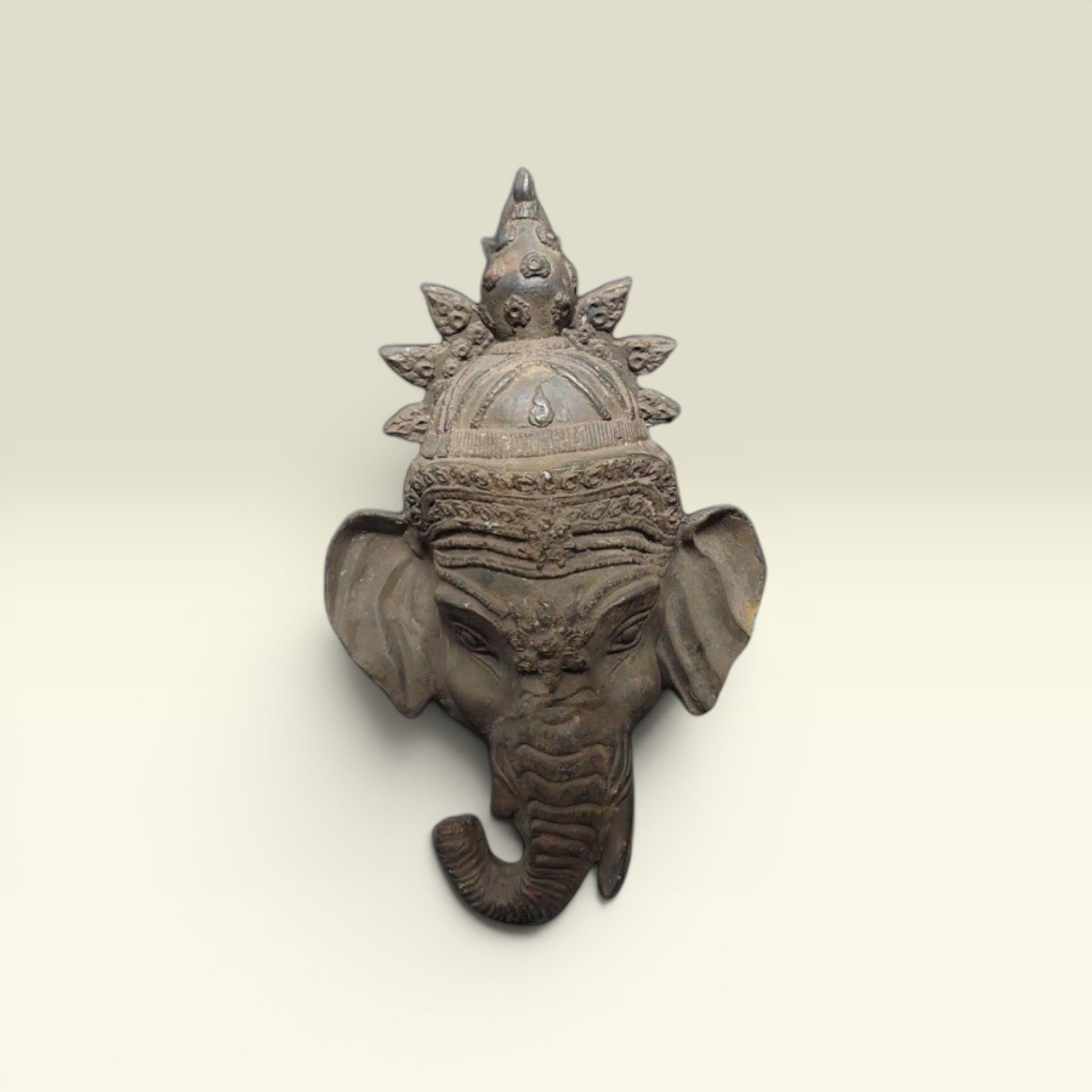 Tượng Thần Voi Ganesha- Đầu Phật Voi- Phật Voi Đồng Cao Cấp - Vạn Kim Đại Cát