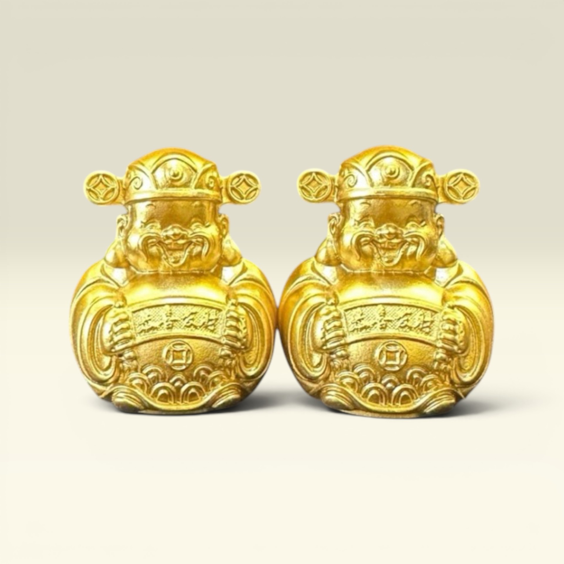 Thần Tiề-N Mini Chưng Bày Phong Thuỷ Bàn Thờ- Tượng Đồng Phong Thuỷ Thờ Cúng - Vạn Kim Đại Cát