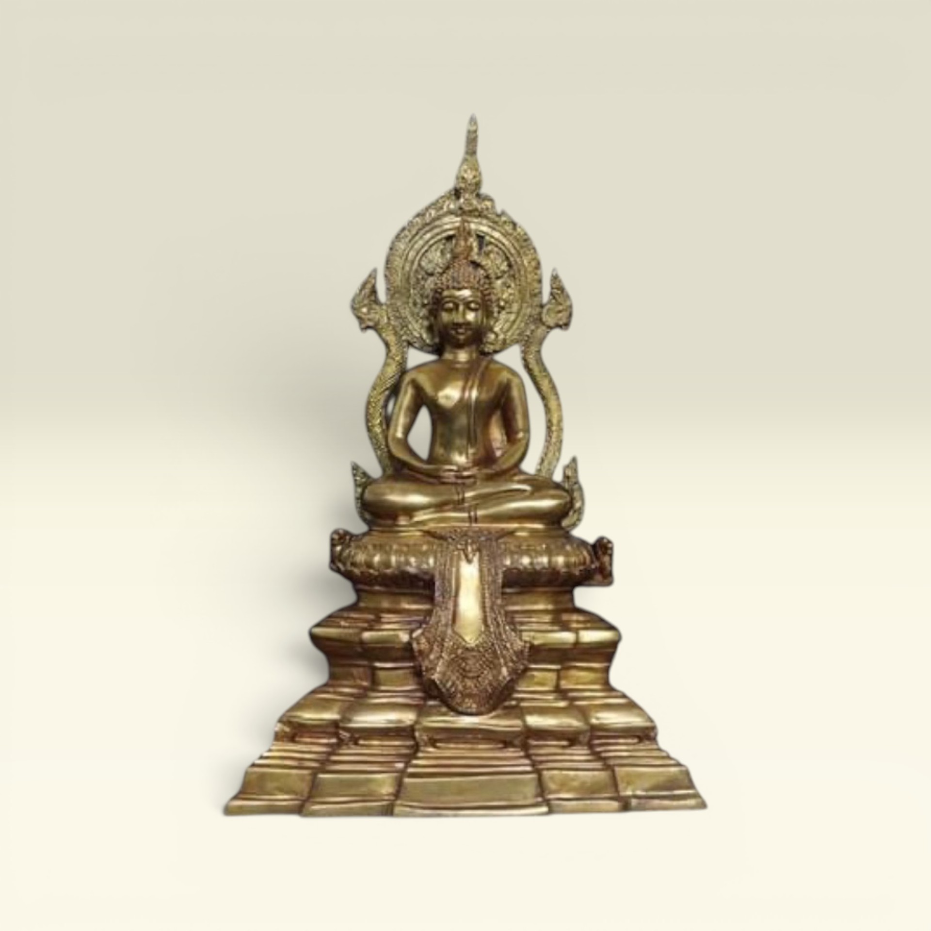 Tượng Đồng Phật Bổn Sư Thích Ca, Phật Giáo Nam Tông Nguyên Thuỷ Tl38cm - Vạn Kim Đại Cát