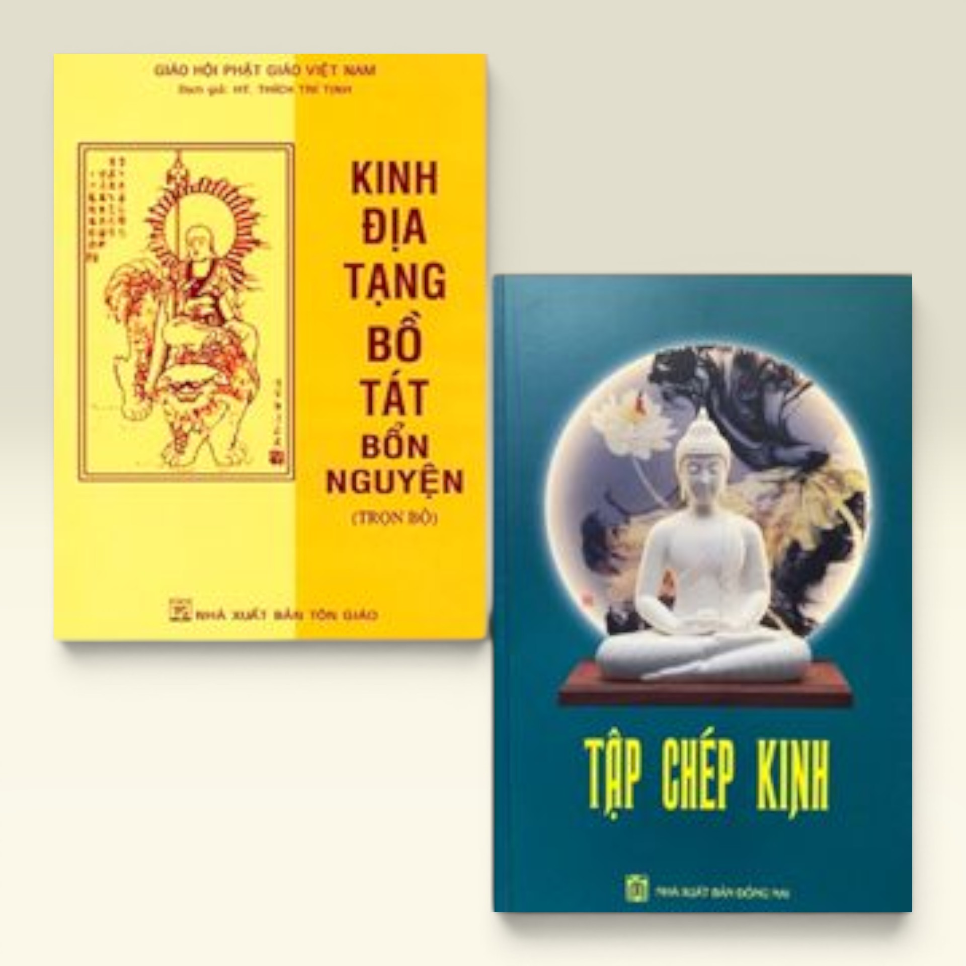 Sách Combo Kinh Địa Tạng Bồ Tát Bổn Nguyện (bìa Mềm) + TẬP Chép Kinh - Tặng Kèm Bookmark ( Bộ 2 Quyển ) - Vạn Kim Đại Cát