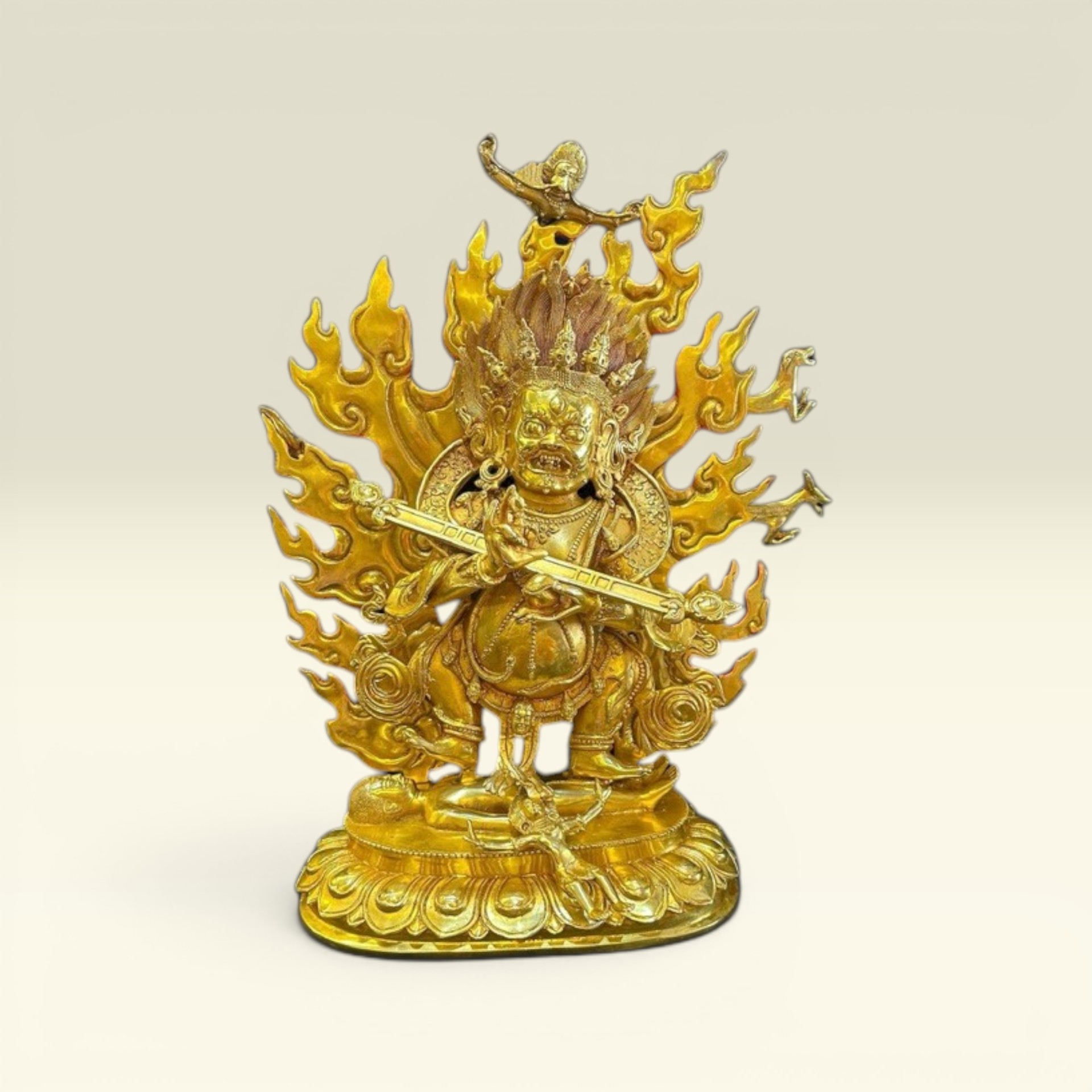 Tượng Hộ Pháp Đại Hộ Pháp MAHAKALA - Tượng Đồng Thờ Cúng Mật Tông - Vạn Kim Đại Cát