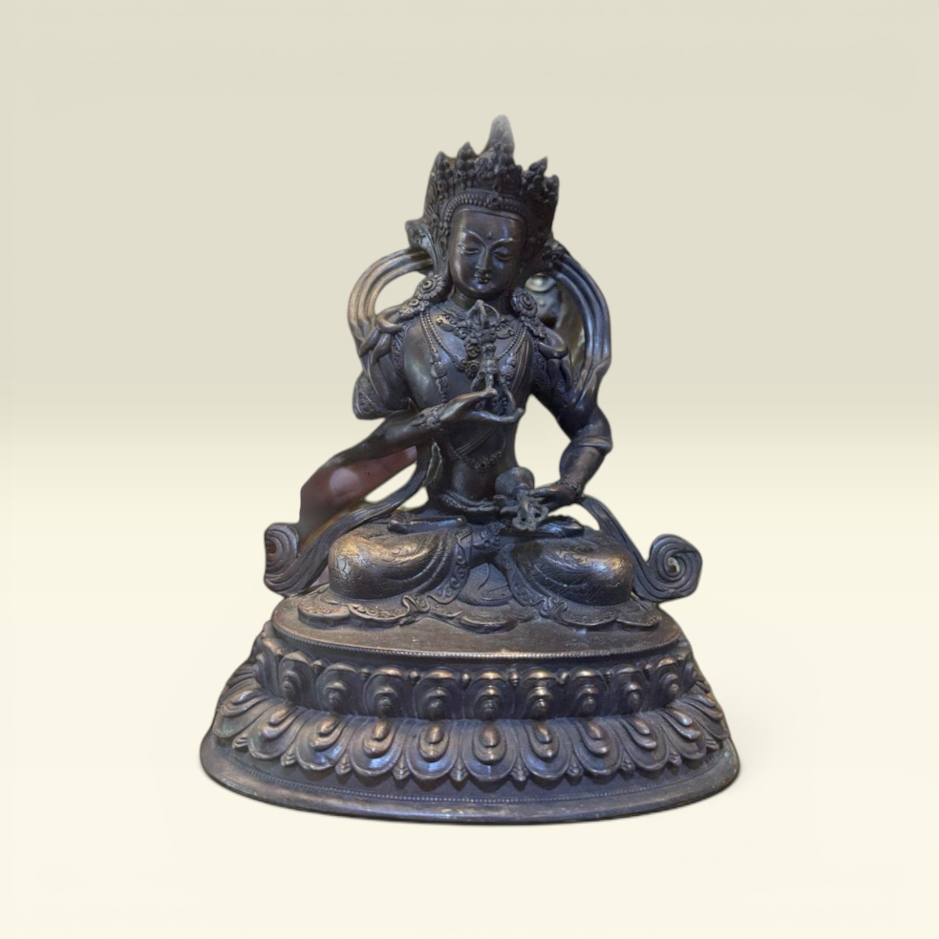 Tượng Kim Cang Tát Đoả, Phật Mật Tông Bằng Đồng Cao 22cm - Vạn Kim Đại Cát
