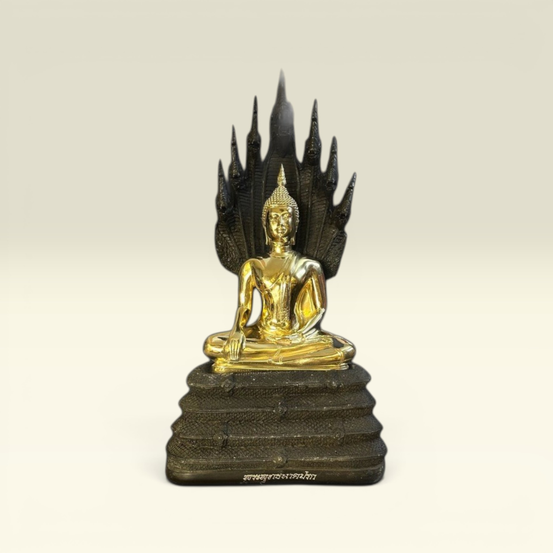 Tượng Phật Rắn NAGA Che Chở Đức Phật- Tượng Phật Rắn- Tượng Đồng Phong Thuỷ Thờ Cúng- Tượng Đồng Thái Lan - Vạn Kim Đại Cát