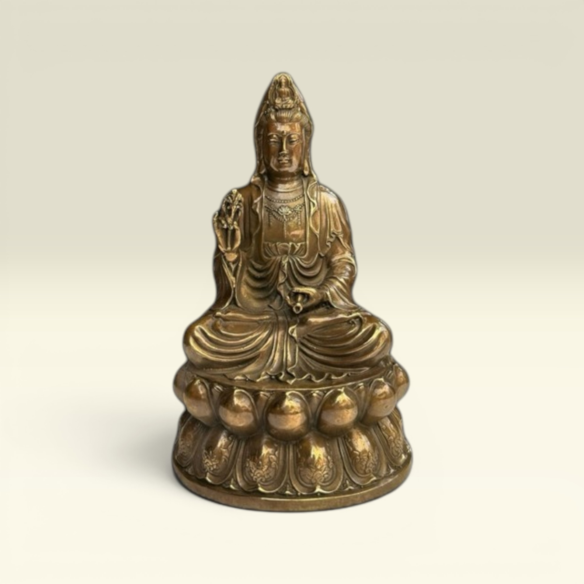 Tượng Bồ Tát Phật Quan Thế Âm Bồ Tát- Tượng Đồng Thờ Cúng - Vạn Kim Đại Cát