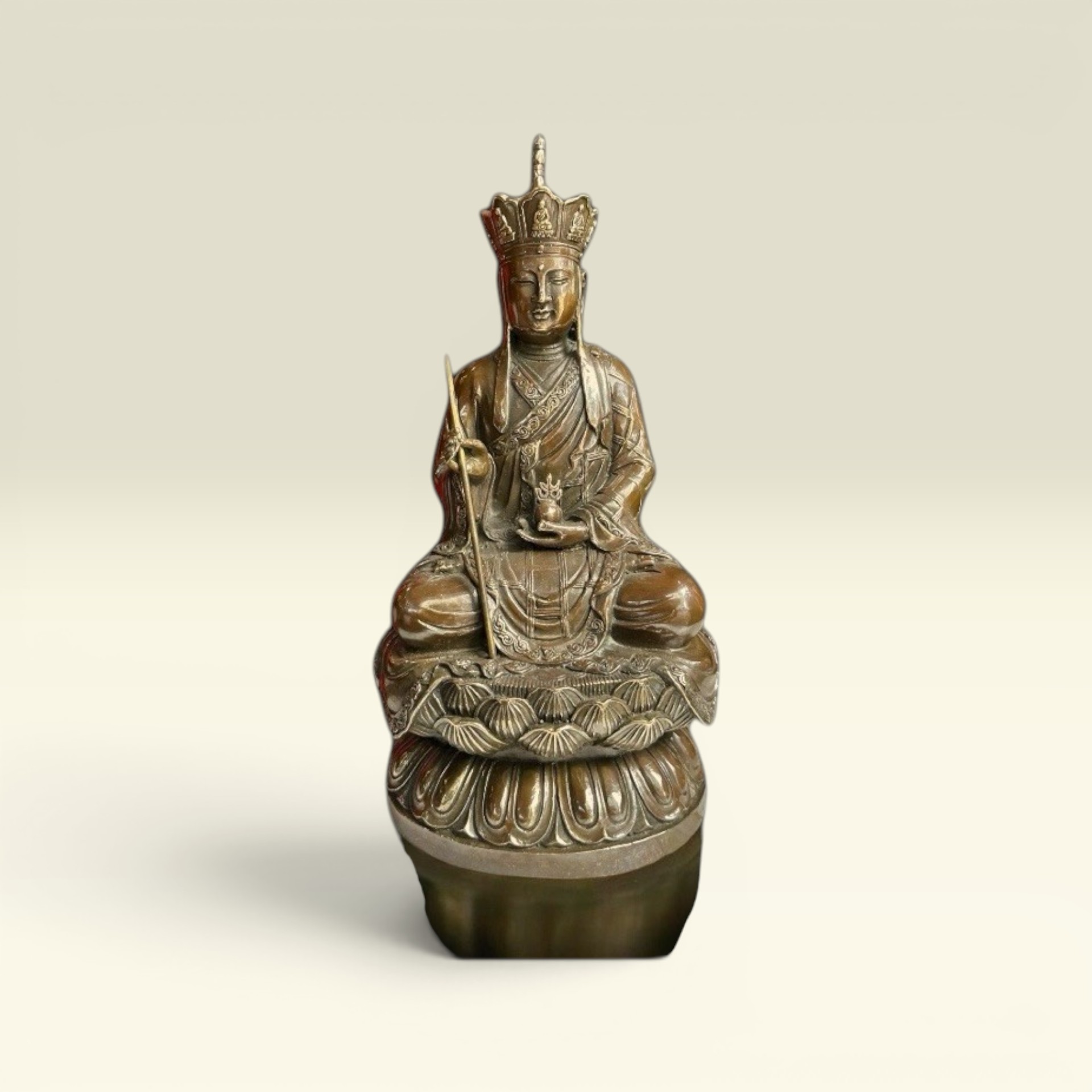 Tượng Bồ Tát Phật Địa Tạng Vương Bồ Tát - Tượng Phật Thờ Cúng- Tượng Đồng - Vạn Kim Đại Cát