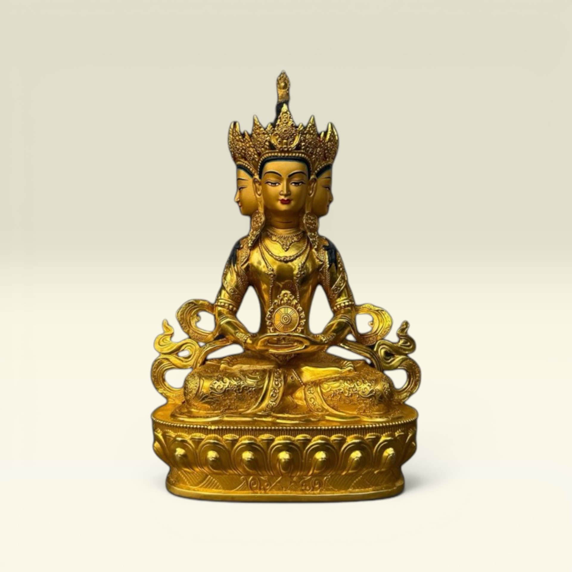 Tượng Phật Đại Nhật Như Lai- Tỳ Lô Giá Na- Tượng Phật Mật Tông - Kim Cang Thừa Đồng Cao Cấp - Vạn Kim Đại Cát