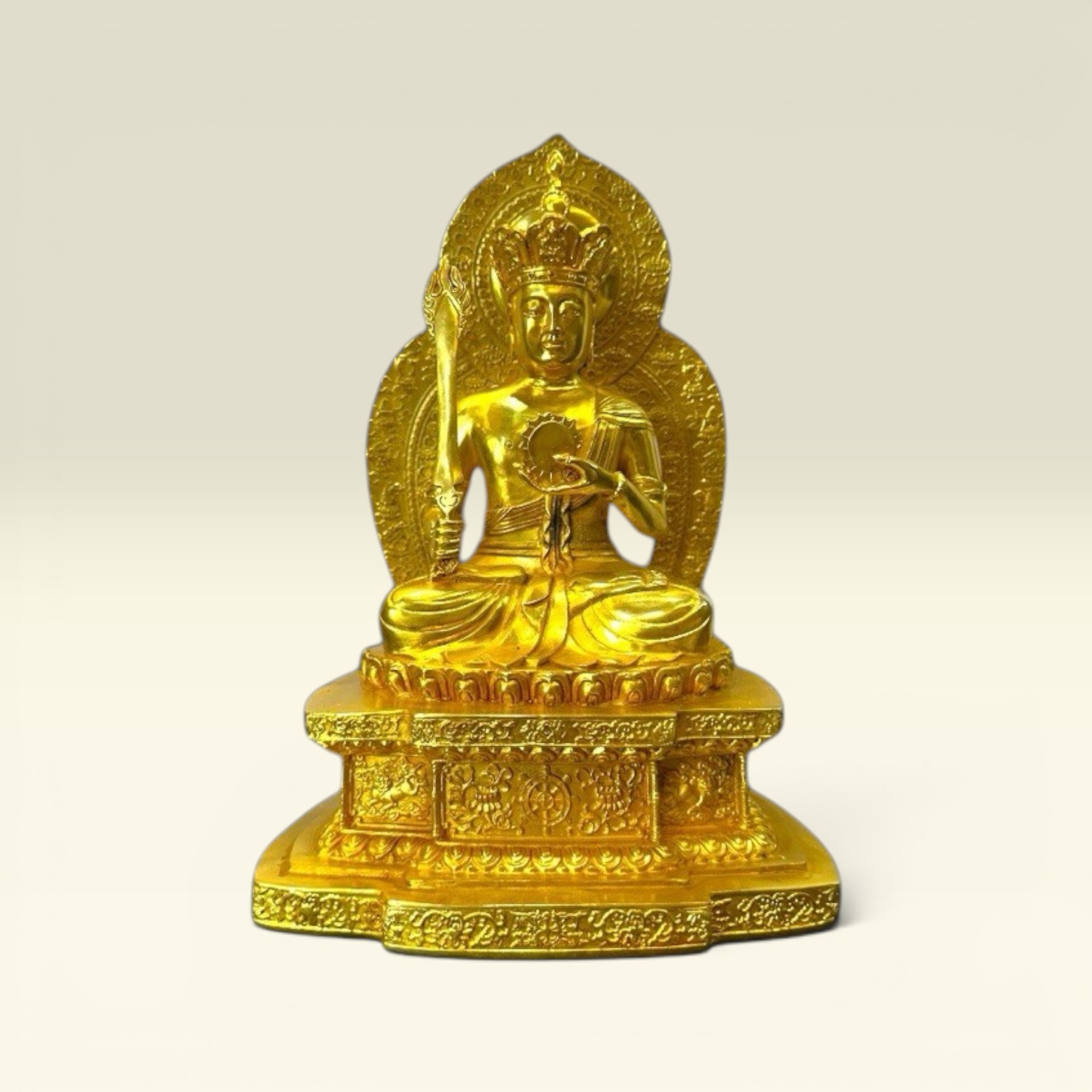 Tượng Bồ Tát Hư Không Tạng Bồ Tát- Tượng Đồng Thờ Cúng- Tượng Phật Mật Tông - Kim Cang Thừa - Vạn Kim Đại Cát