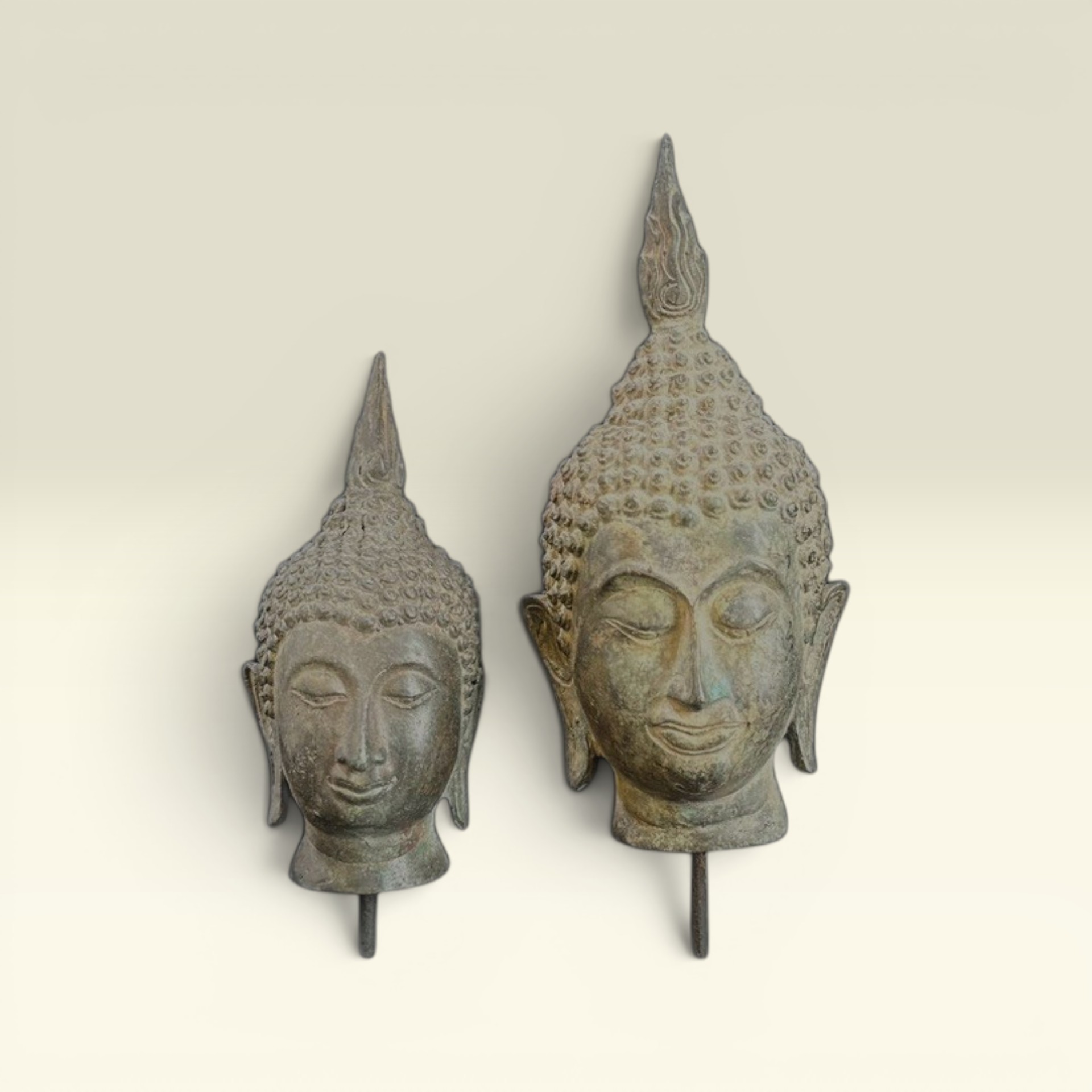 Tượng Phật Diện Phật Bằng Đồng, Tượng Mặt Phật Thích Ca Thái Lan Bằng Đồng - Vạn Kim Đại Cát