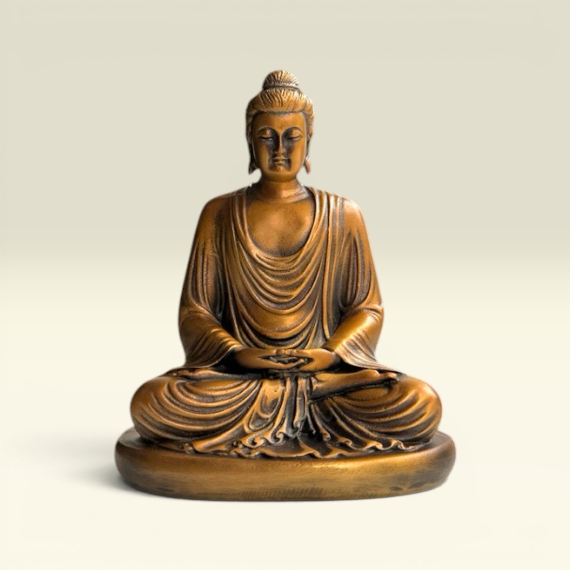 Tượng Phật Đức Phật Bổn Sư Thích Ca Mâu Ni - Tượng Đồng Thờ Cúng - Đồng Vàng Cao Cấp - Vạn Kim Đại Cát