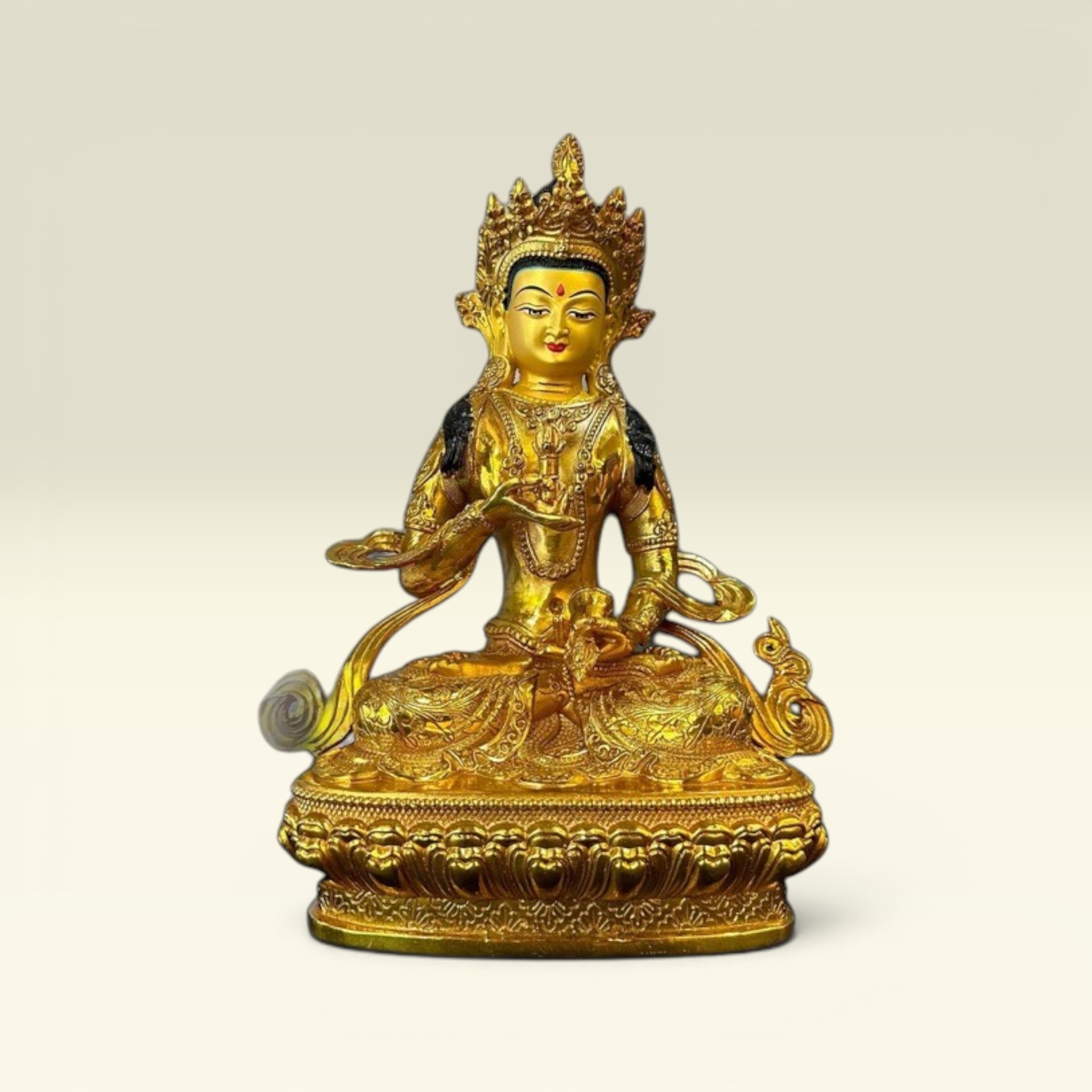Tượng Kim Cang Tát Đoả Bằng Đồng Cao 30cm - Tượng Phật Mật Tông - Kim Cang Thừa - Vạn Kim Đại Cát
